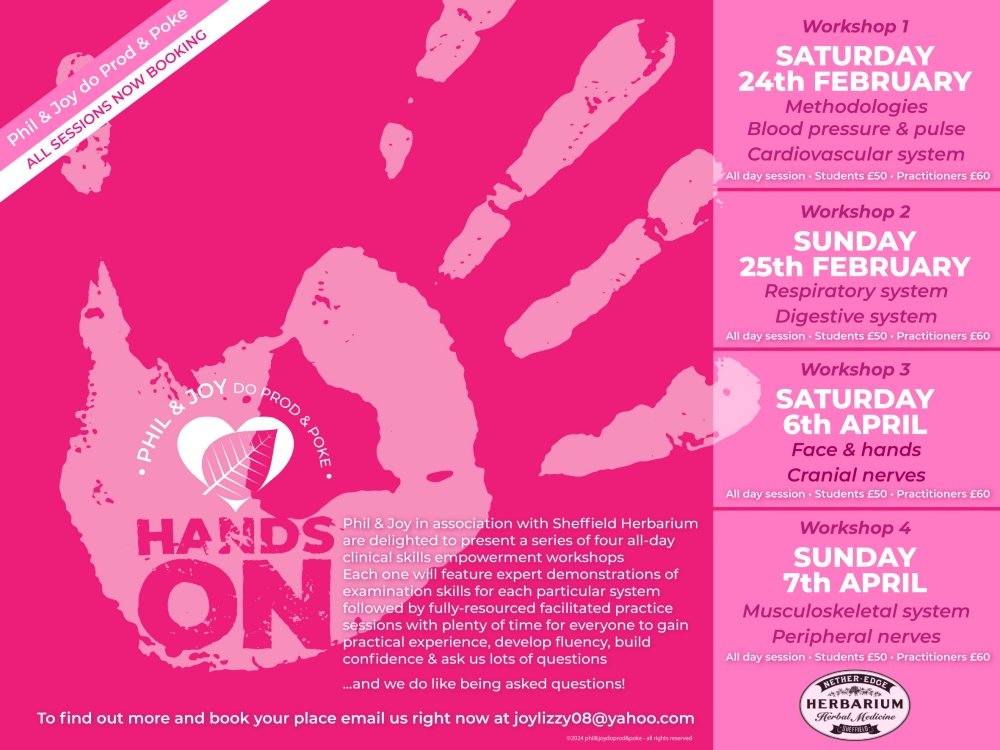 Phil & Joy do Prod & Poke: Clinical skills empowerment workshops February and April 2024
